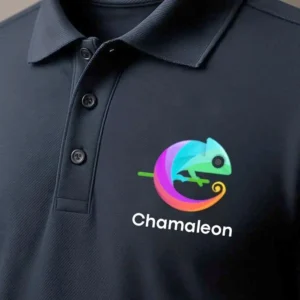 Polo corporativo personalizado con impresión DTF
